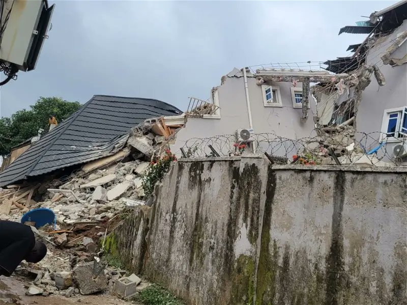 Just in: Residential building collapse in Kubwa Abuja