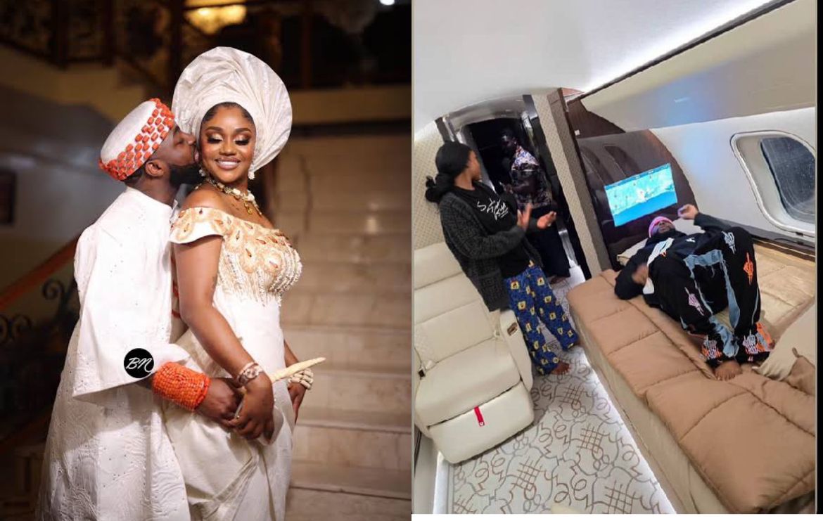 Davido discloses honeymoon location to a curious fan