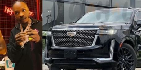 Naira Marley Spends N240M on Sleek 2023 Cadillac Escalade (photos)